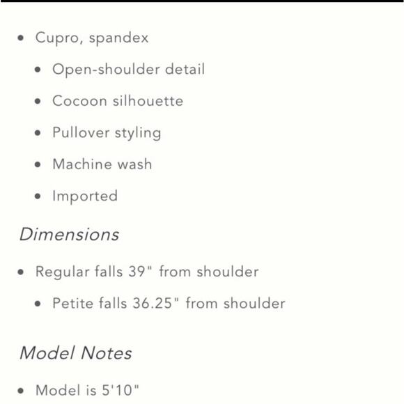 NWT Anthropologie Eri + Ali Cocoon Cold Shoulder Dress - Picture 10 of 10